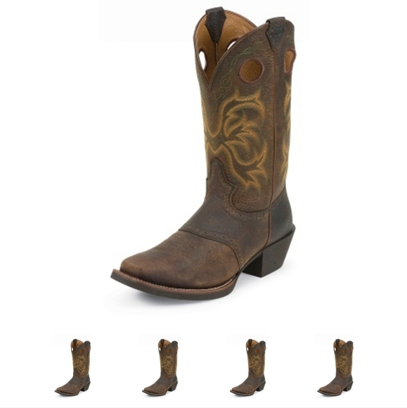Justin's men western boots milo 12d brown - Picture 14 of 14